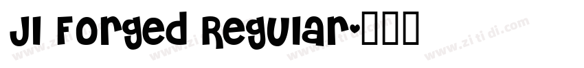 JI Forged Regular字体转换